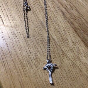 Silver 925  Cross Pendant Necklace